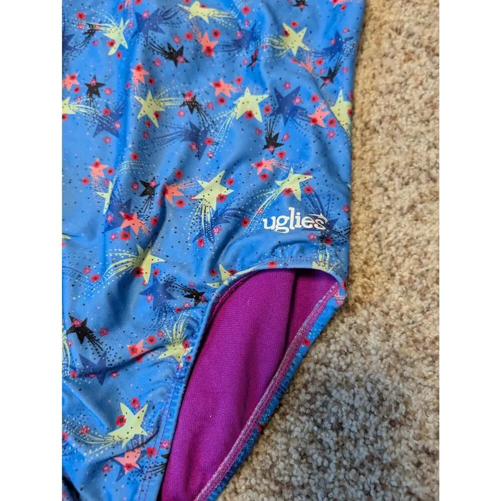 DOLFIN, Dolfin Uglies; girls one piece swim suit. size 12; Stargazer print